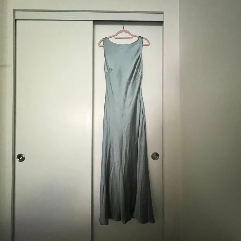 Hello Molly Classy Entrance Satin Slip Maxi Dress - Picture 3 of 5